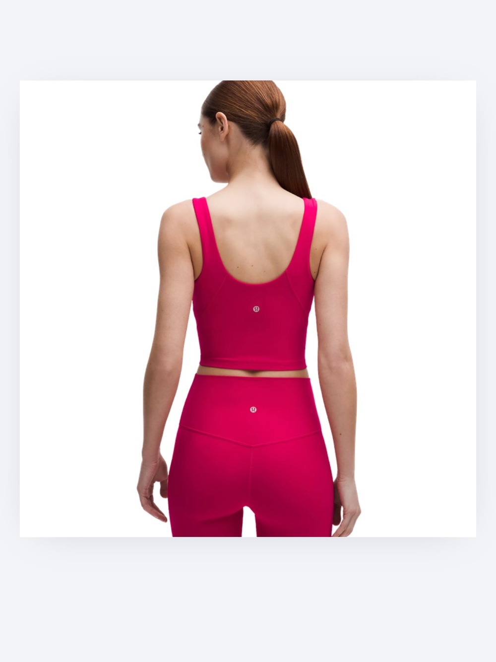 NWT Lululemon Align Tank Top Fuchsia Pink Size 10 - Picture 3 of 6